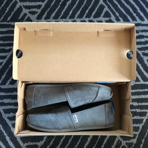 TOMS Steel Grey Microfiber Monochrome